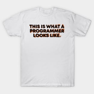 This Is What A Programmer Looks Like T-Shirt